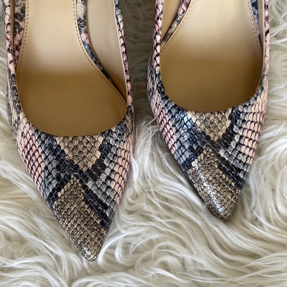 Vince Camuto Snake Heels Size 7.5 M 38 - Picture 2 of 11